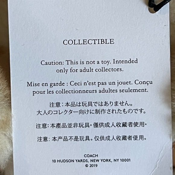 C7059 - Coach Ski Bear Collectible in Signature Shearling - Picture 8 of 9